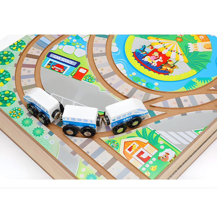 Ciudad Didáctica con Trencito de Madera a Pilas 3