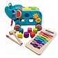 Elefante Didáctico con Xilófono - Miniatura 1