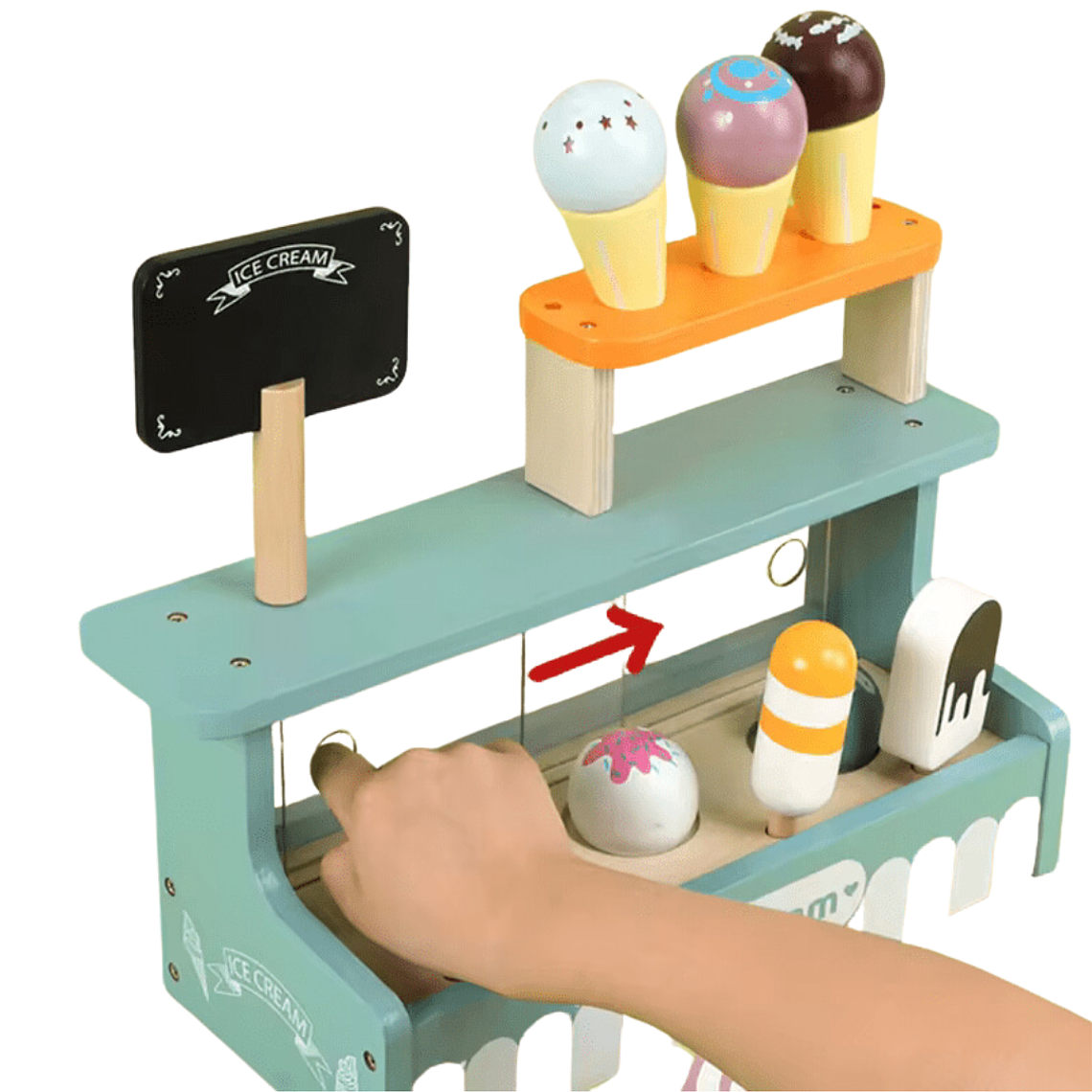 Set de Heladería de Madera. 4