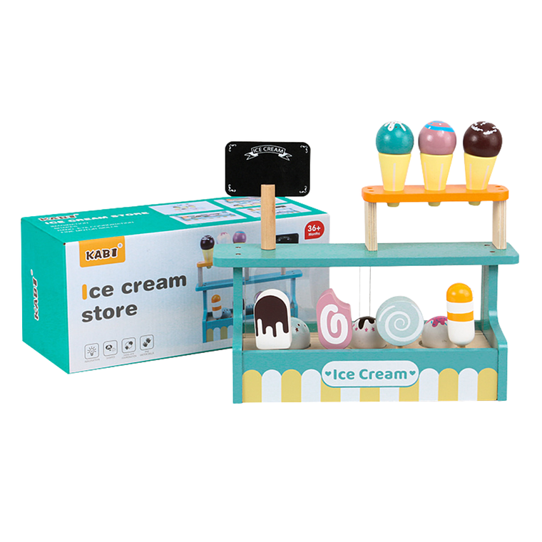 Set de Heladería de Madera. 5