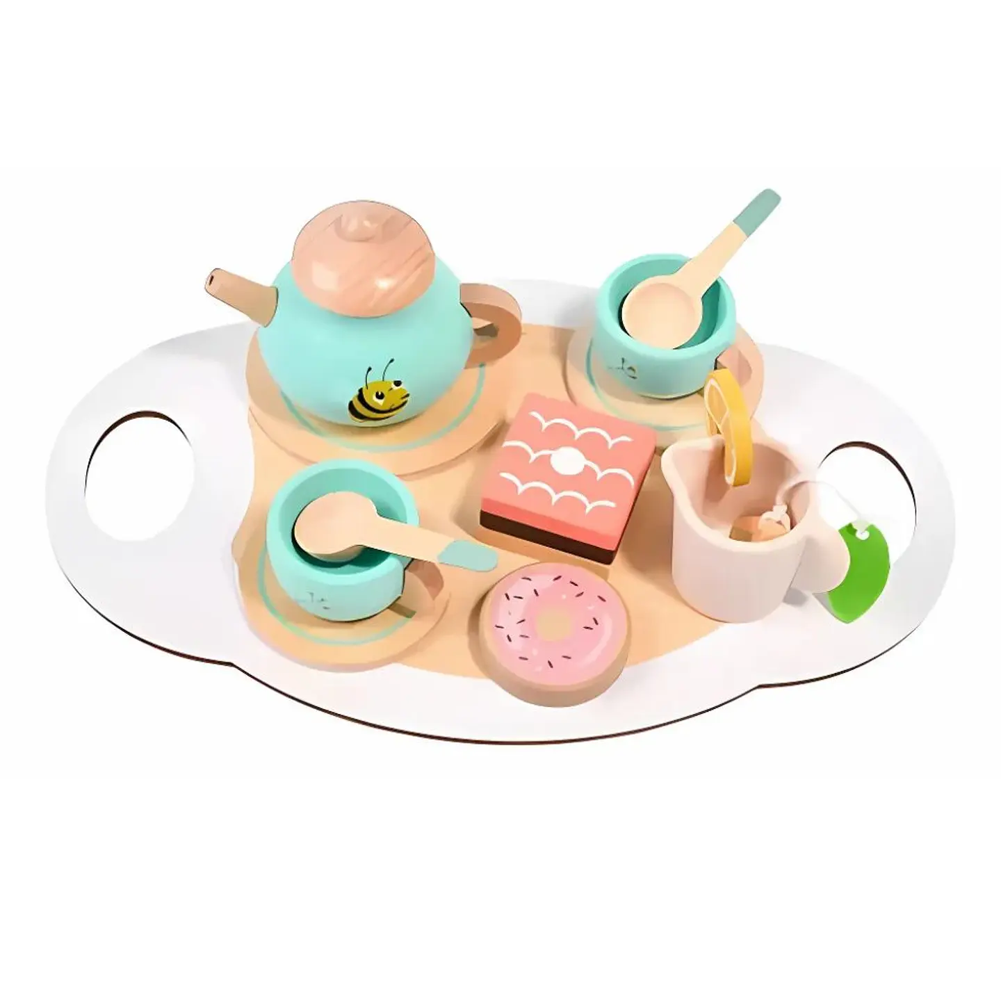 Juego de Té Dulce Abejita de Madera 1