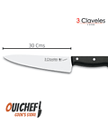 Cuchillo medio golpe (chef) 3 Claveles Uniblock 30 Cms