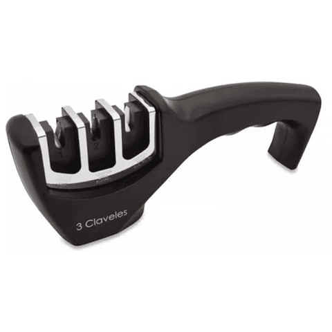Afilador de cuchillos de 3 pasos