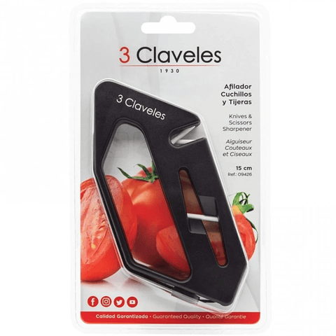 Afilador Cuchillos y Tijeras 3 Claveles