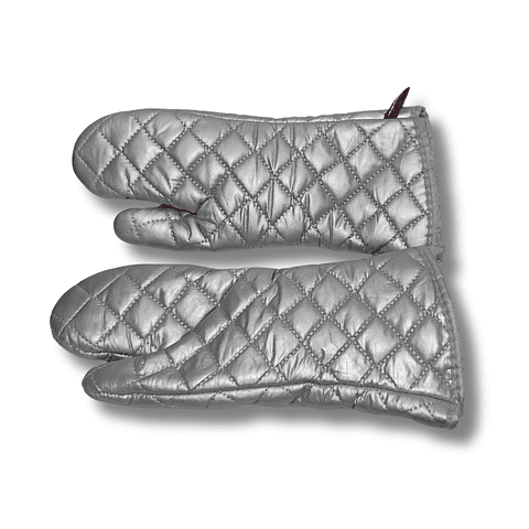 Guantes para Horno Metalizados Profesionales - Alta Resistencia Térmica