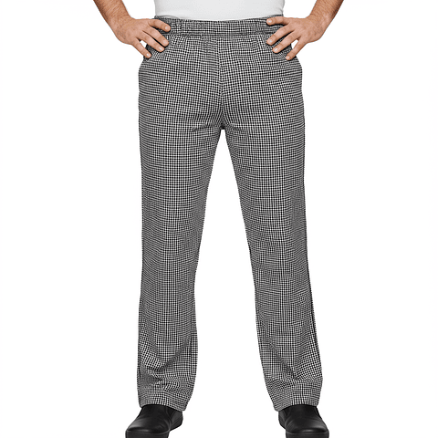 Pantalón de cocina Basic Pied de Poule