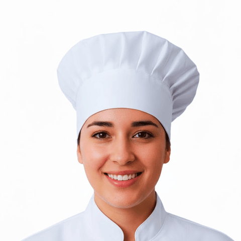 Gorro de Chef Ajustable con Velcro | Higiene y Comodidad | Oui Chef