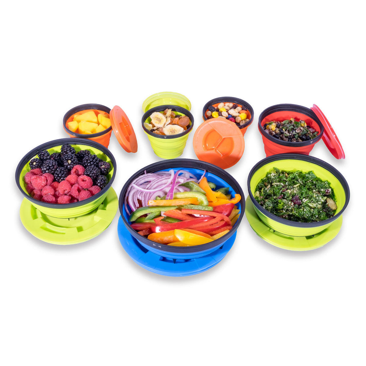 Plato plegable con tapa de X-Seal & Go  600 ml. 4