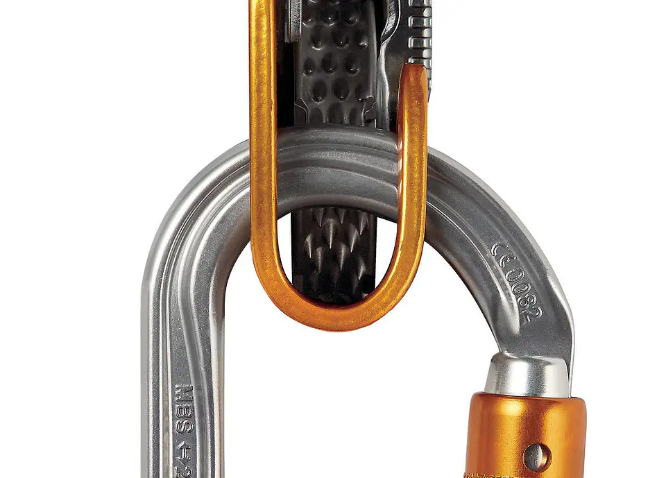 Mosquetón seguridad Petzl OK screw-lock Negro 5