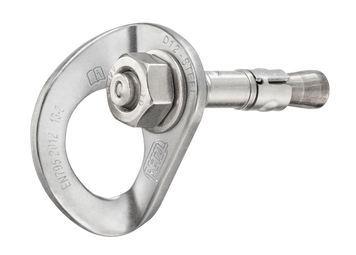 Chapa + perno de acero normal COEUR BOLT STEEL 12mm, 20 Un. 1