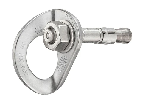 Chapa + perno de acero normal COEUR BOLT STEEL 12mm, 20 Un.