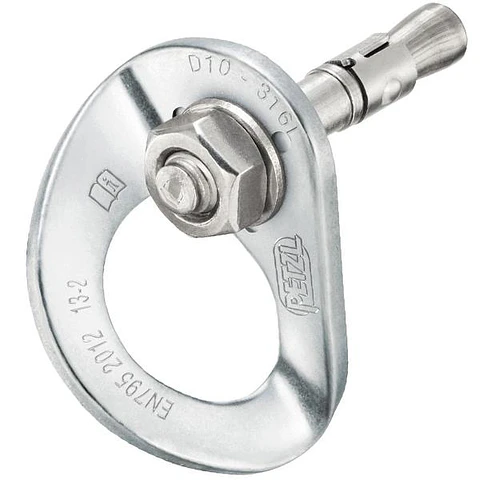 Chapa + perno acero inox COEUR BOLT STAINLESS 10mm, 20 Un.