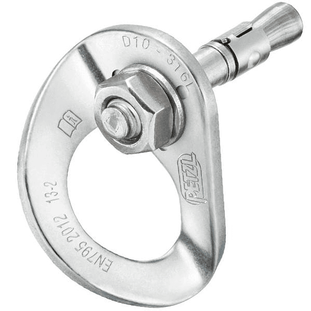 Chapa + perno acero inox COEUR BOLT STAINLESS 10mm, 20 Un. 2