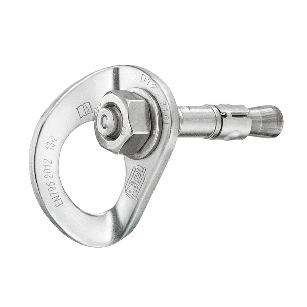 Chapa + perno acero inox COEUR BOLT STAINLESS 12mm 20 Un. 1