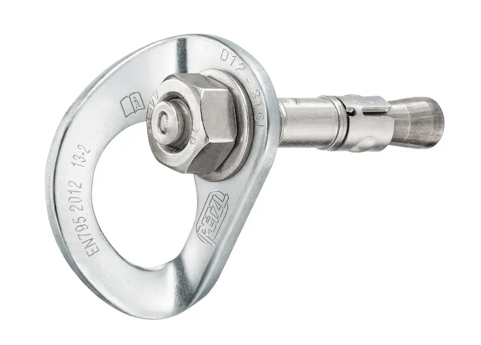 Chapa + perno acero inox COEUR BOLT STAINLESS 12mm 20 Un. 1