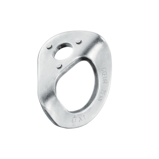 Chapa + perno acero inox COEUR BOLT STAINLESS 12mm 20 Un. 2