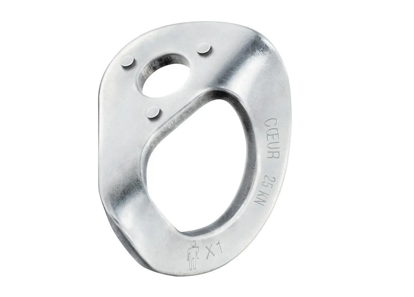 Chapa + perno acero inox COEUR BOLT STAINLESS 12mm 20 Un. 2