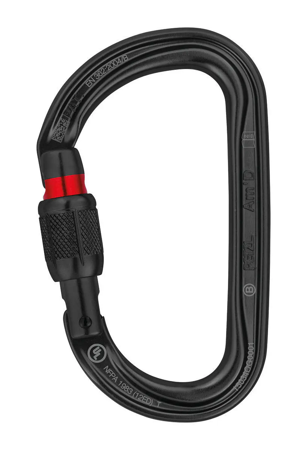 Mosquetón seguridad Am'D SCREW-LOCK color negro 1