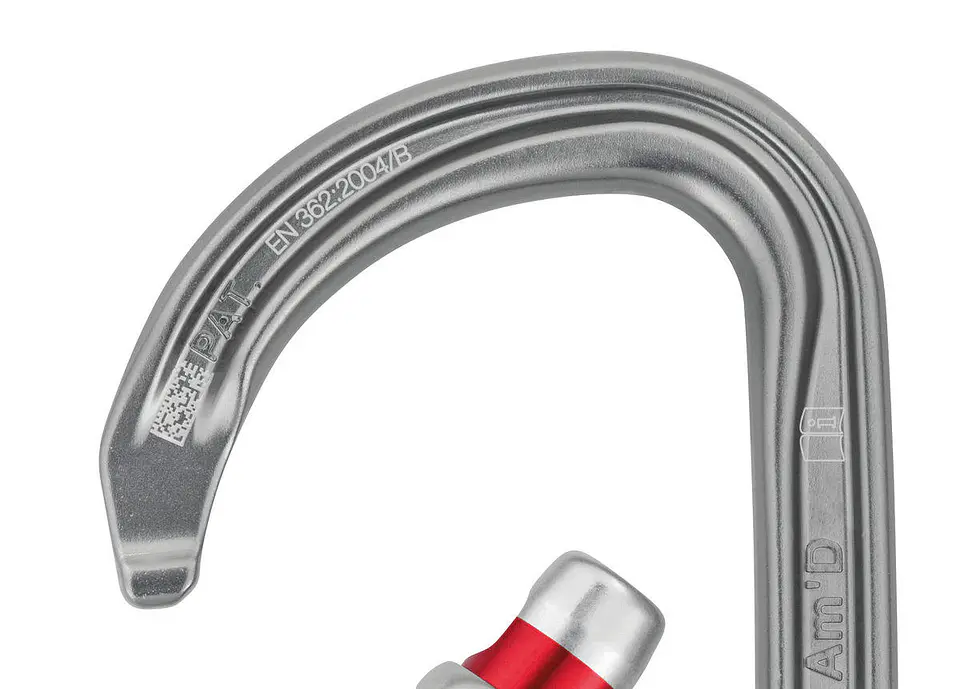 Mosquetón seguridad Am'D SCREW-LOCK color negro 2