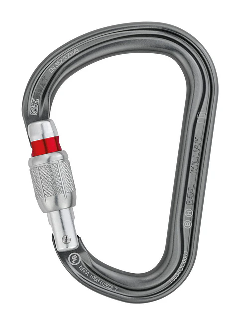 Mosquetón seguridad WILLIAM SCREW-LOCK