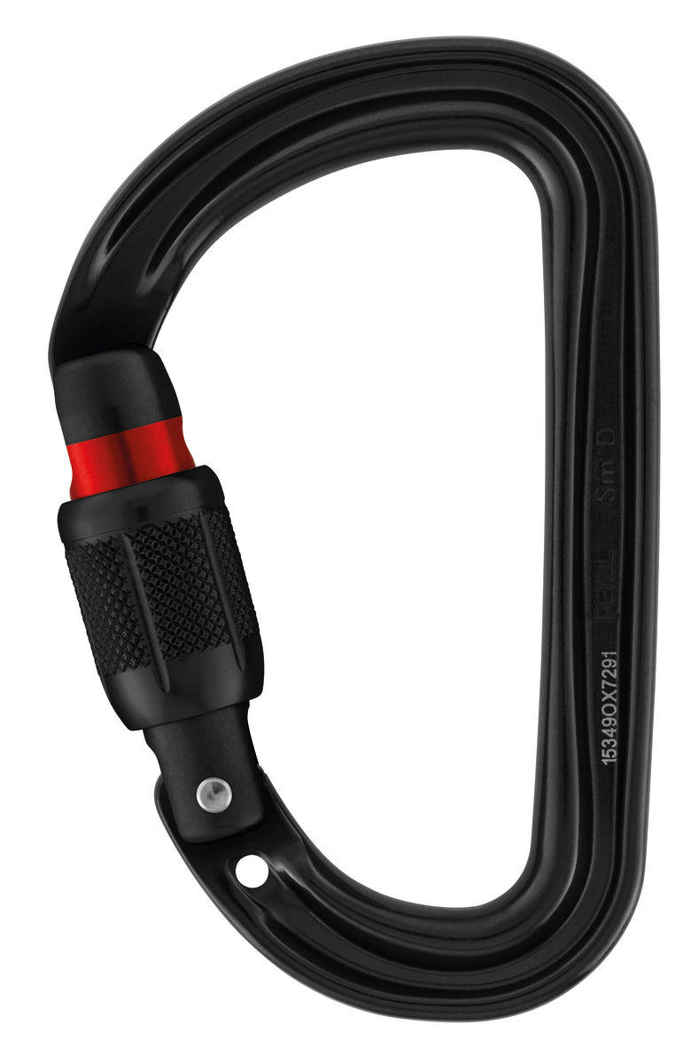 Mosquetón seguridad SM´D SCREW-LOCK Negro 1