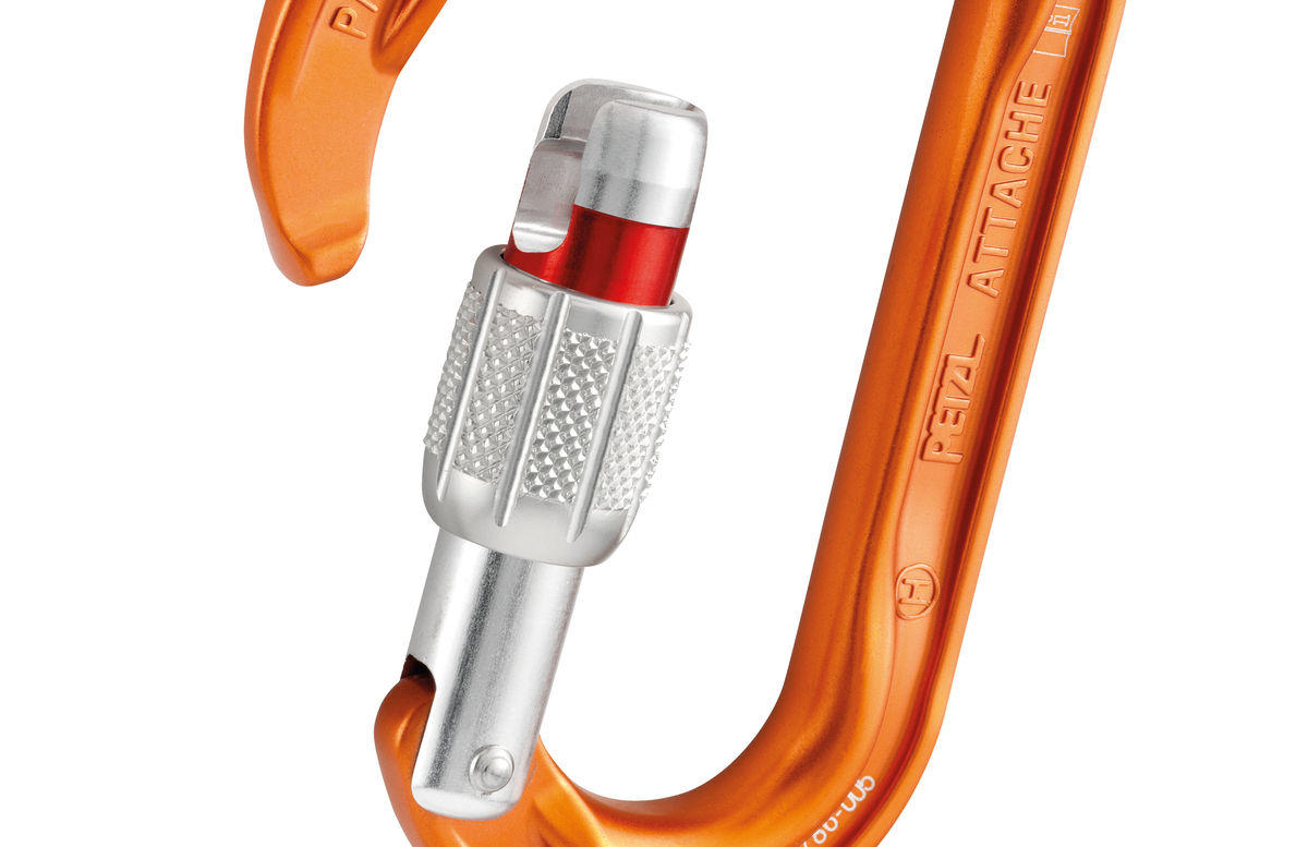 Mosquetón seguridad ATTACHE screw-lock 4