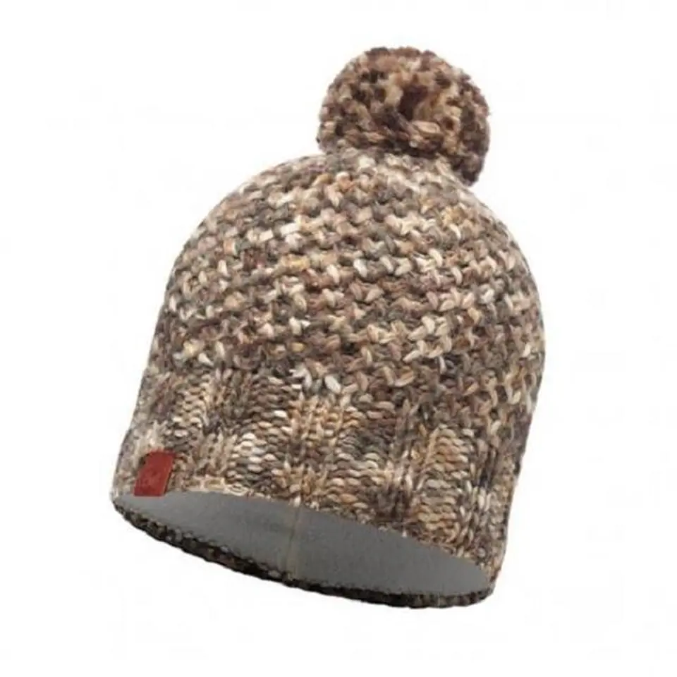 Knitted & Polar Hat Margo Brown Taupe 1