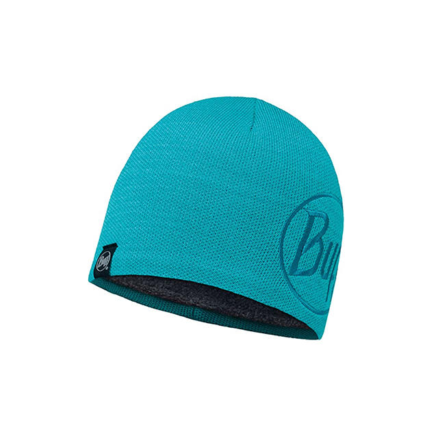 Knitted & Polar Hat Solid Logo Turquoise 1