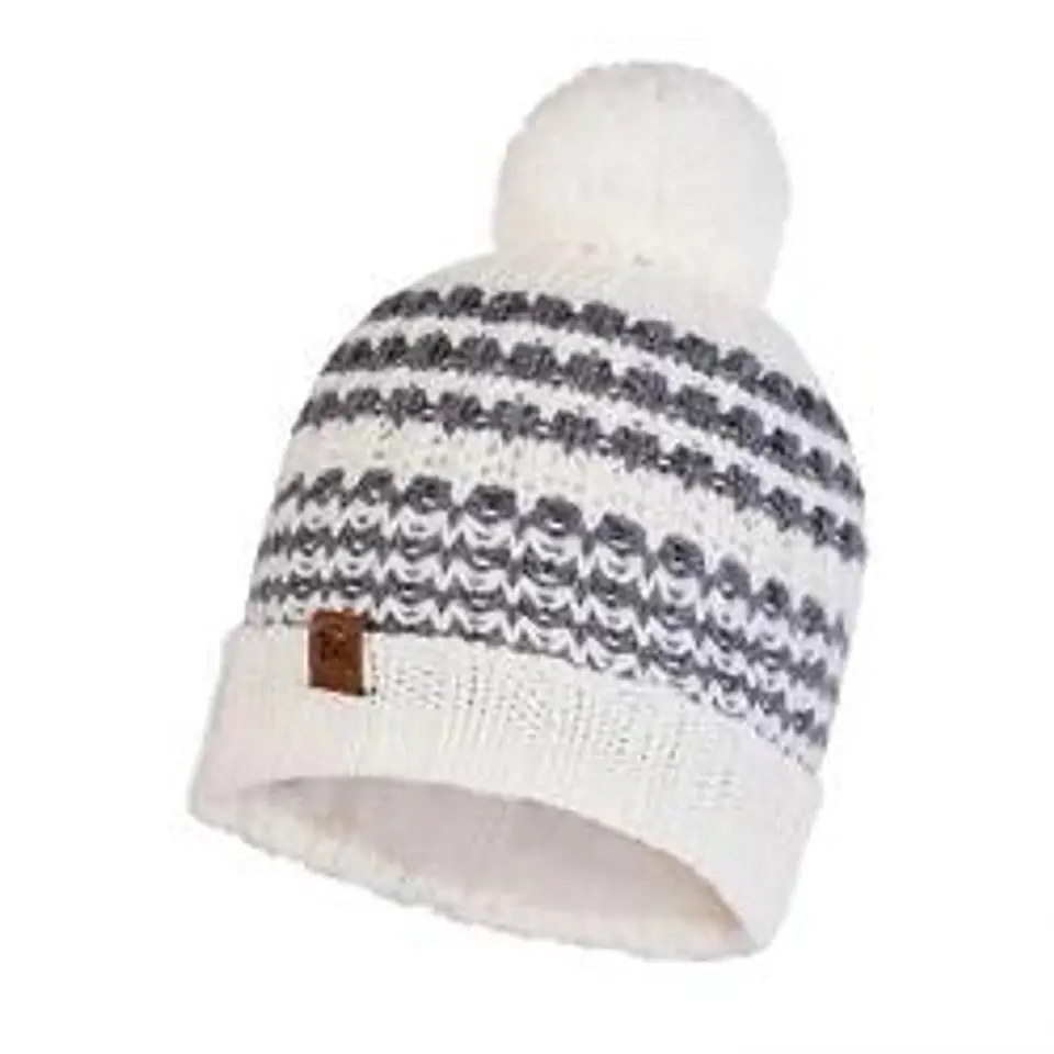 Knitted & Polar Hat Kostik White 1