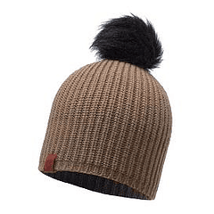 Knitted Hat Adalwolf Brown Taupe