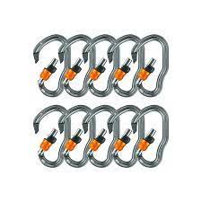 Mosquetón seguridad Pack de 10 VERTIGO WIRE-LOCK 3