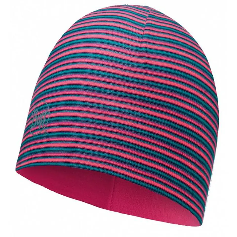 Gorro de Microfibra & Polar Buff® Pink Fluor Stripes 1
