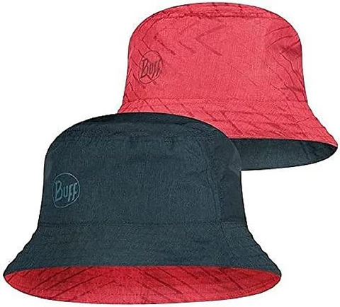Gorro Buff Travel Bucket Hat Collage Red-Black S/M