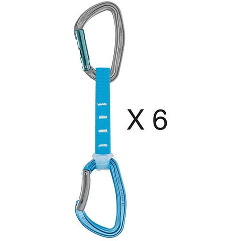 Cinta Petzl DJINN AXESS 11 cm color turquesa pack de 6