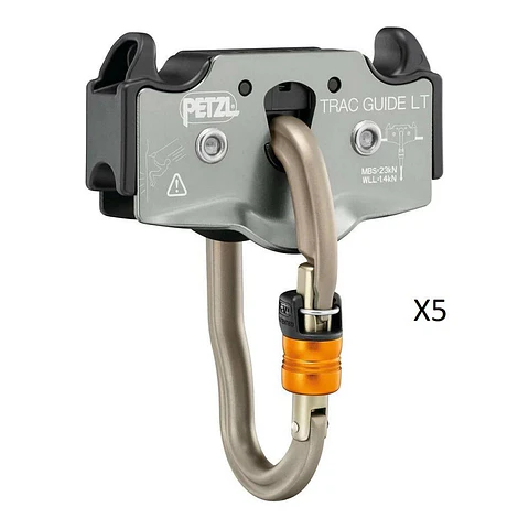 Polea Petzl TRAC GUIDE LT (pack 5 unidades)