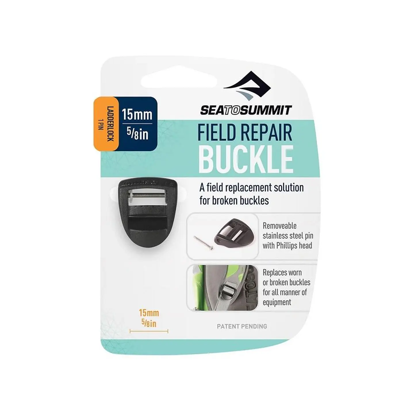 Repuestos de cierres Buckle - 15mm Ladderlock 1 pin 1