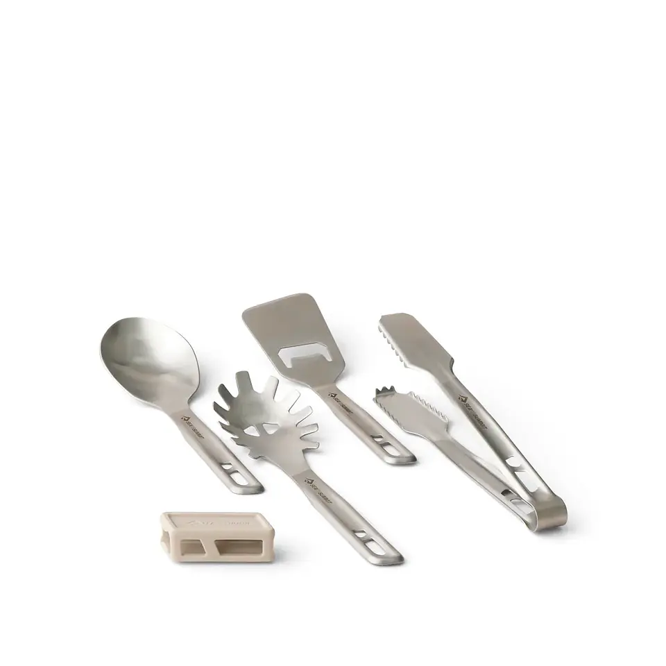 Set de Utensilios de cocina  de acero inoxidable Detour Sea to Summit  4 piezas 2