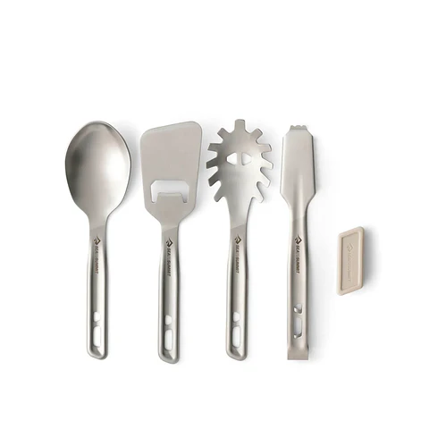 Set de Utensilios de cocina  de acero inoxidable Detour Sea to Summit  4 piezas