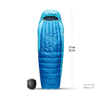 Saco de dormir de Pluma Trek Sea to Summit [-1°C] 4