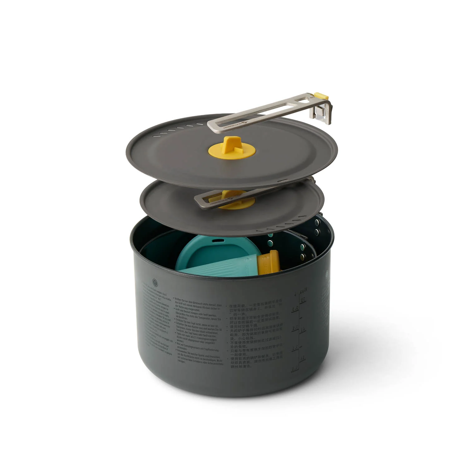 Juego de cocina Ultralight Frontier - [2 Ollas] [2P] [6 Piece] 2