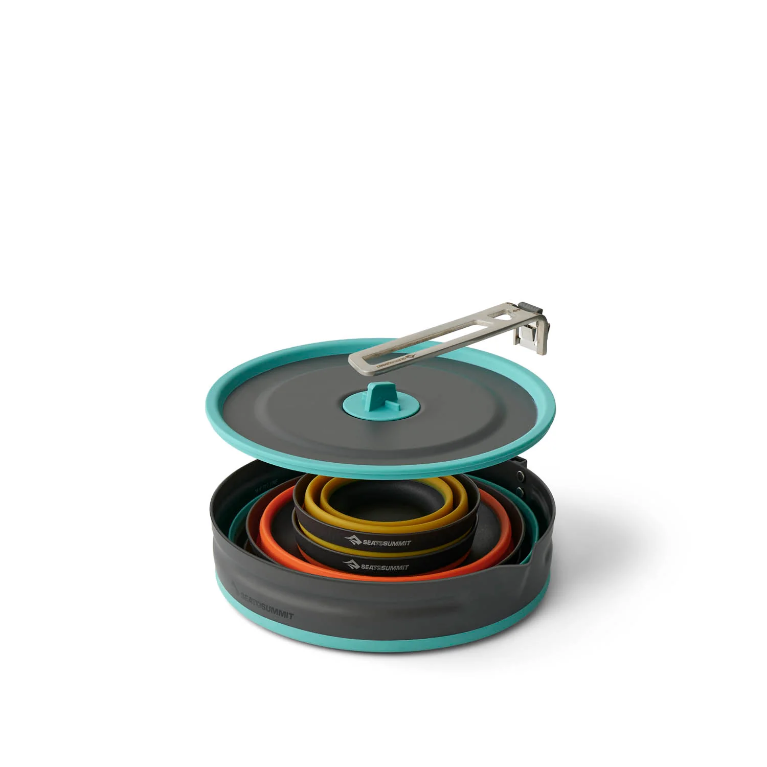 Set de cocina plegable Ultralight Frontier Sea to Summit - [1 Olla] [2P] [5 Piezas] 2