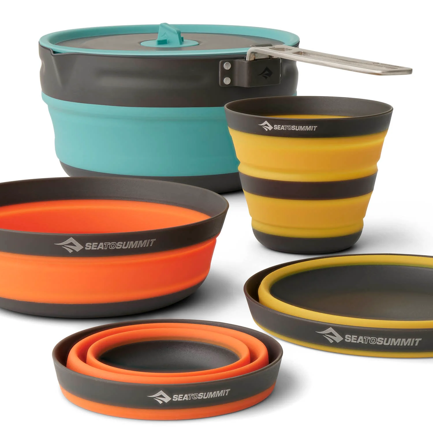 Set de cocina plegable Ultralight Frontier Sea to Summit - [1 Olla] [2P] [5 Piezas] 3