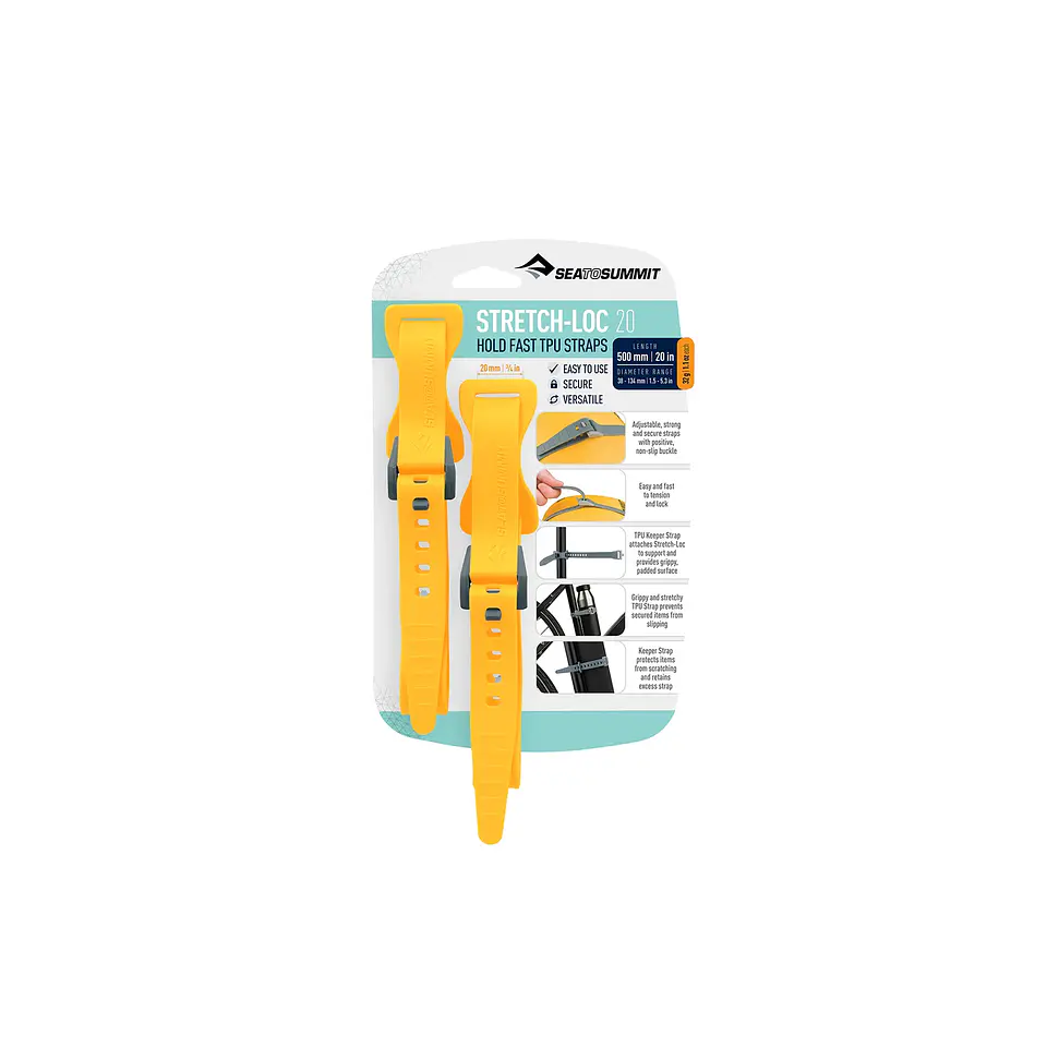 Correas de TPU Stretch-Loc 20mm Sea to Summit (Paquete de 2u) 13