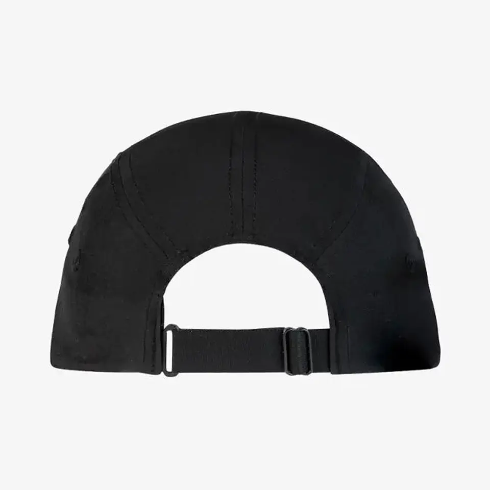Jockey 5 Panel Go Cap BUFF Solid Black 2