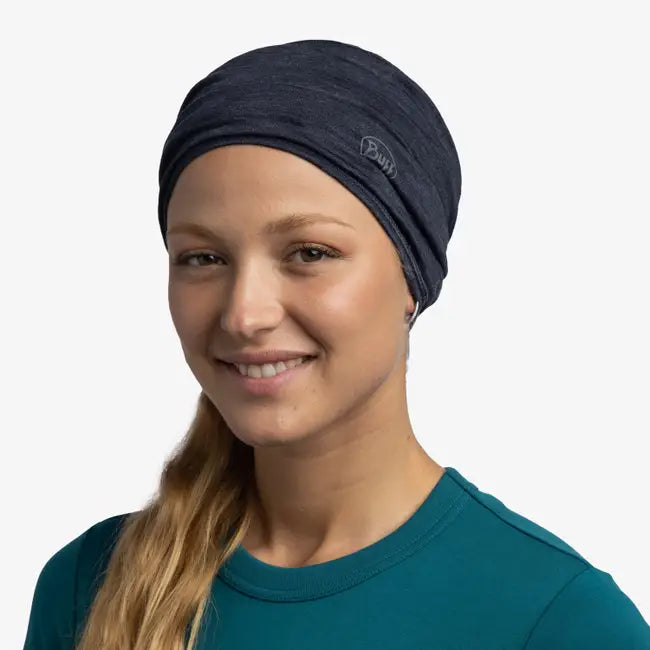 Tubular Merino BUFF Lightweight Solid Night Blue 4