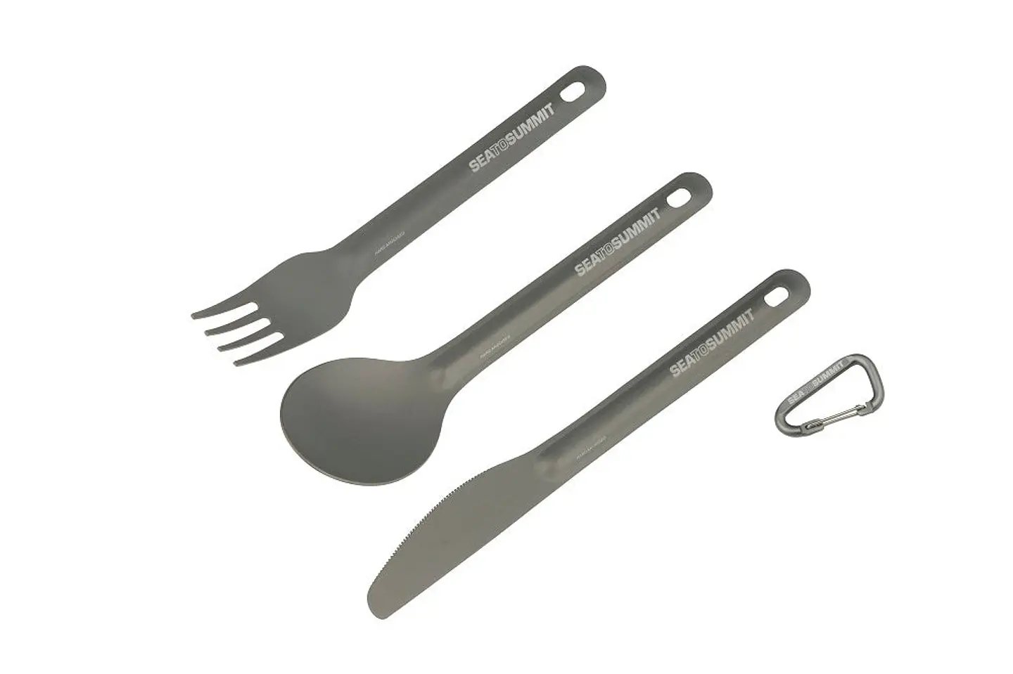 Alphalight Cutlery Set 3Pc (Knife, Fork And Spoon) Grey Anodised 1