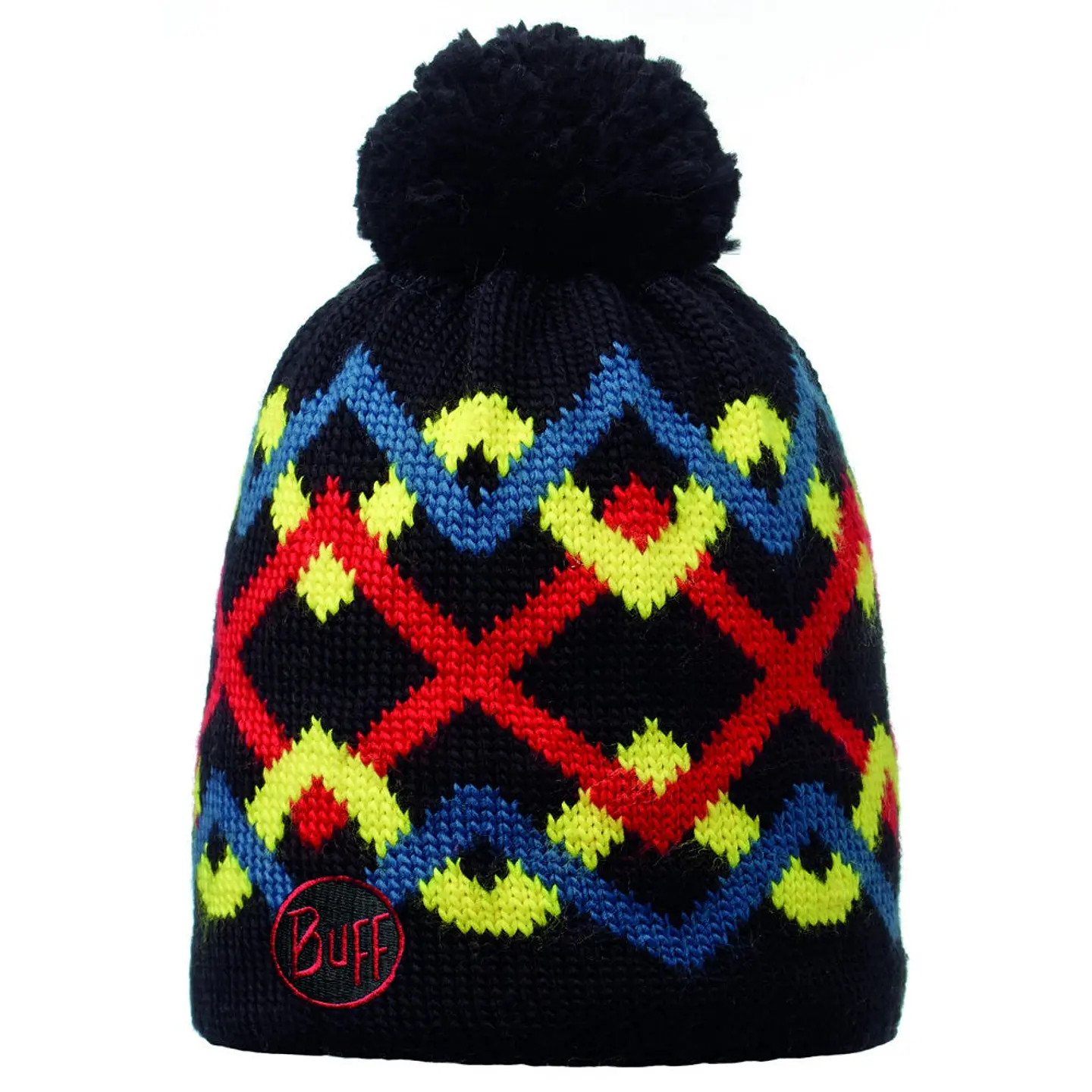 Gorro Knitted & Polar Hat BUFF Riger Black 1