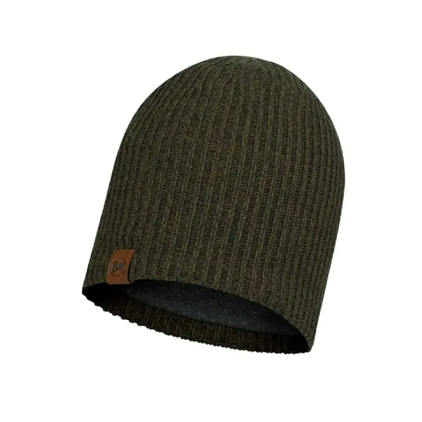 Gorro Knitted & Fleece Hat BUFF Lyne Bark 1