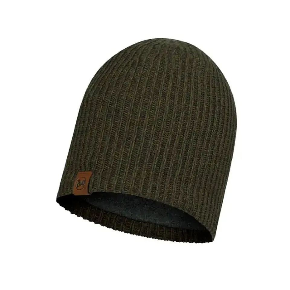 Gorro Knitted & Fleece Hat BUFF Lyne Bark 1