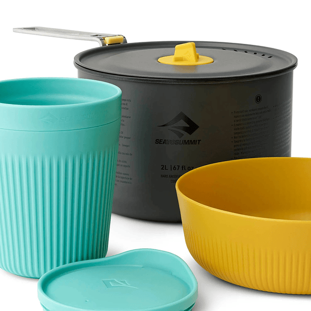 Juego de cocina Ultralight Frontier Sea to Summit- [1 Olla] [1P] [3 Piezas] 3